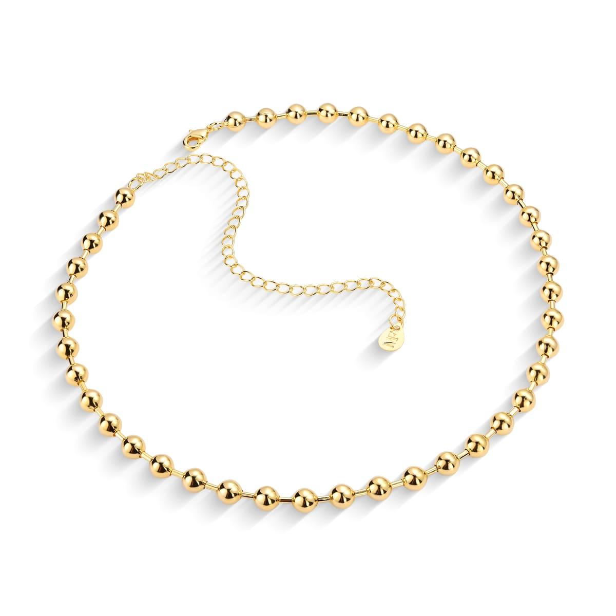 Colar Sfera Banhado A Ouro 18k - Mafê Acessórios