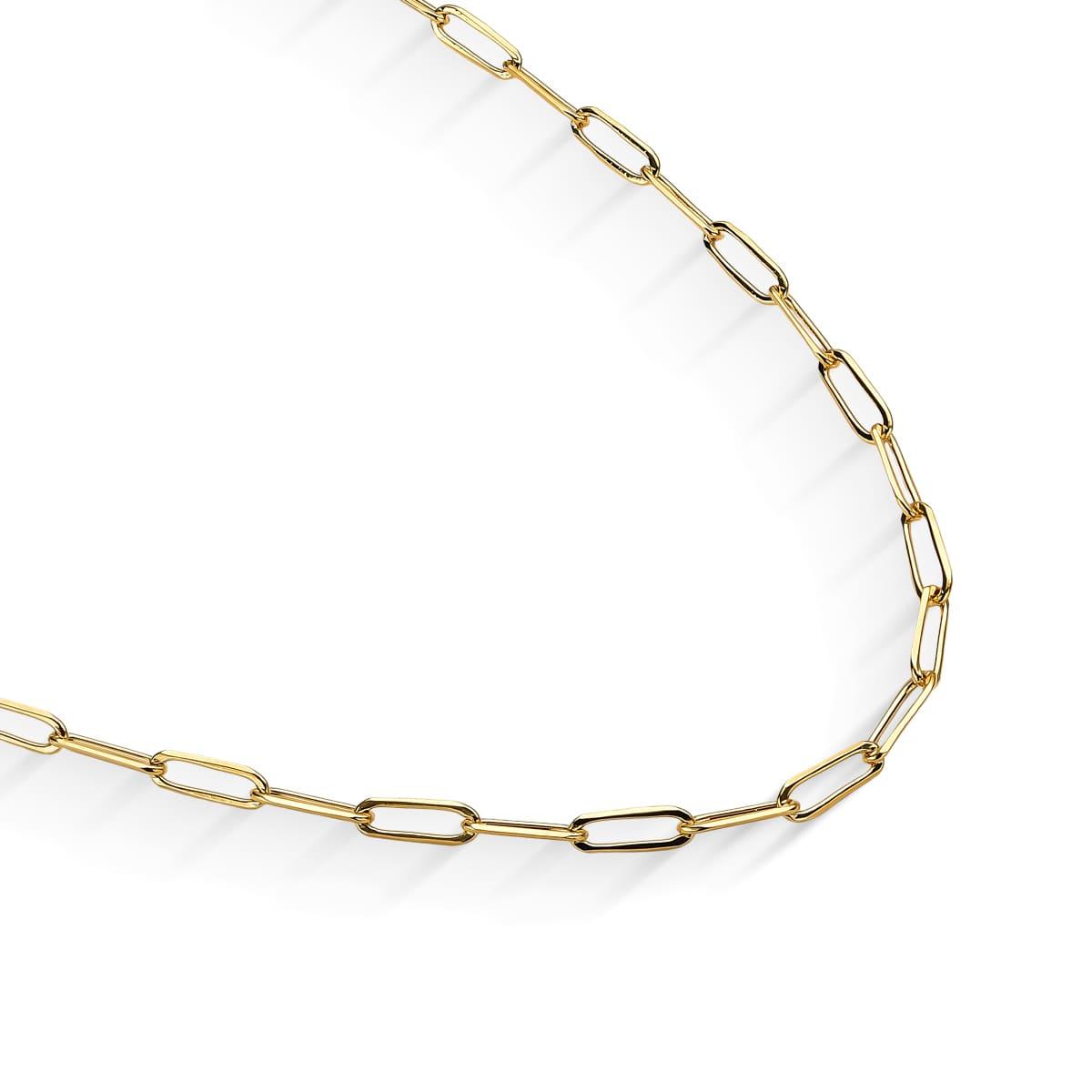 Colar Corrente Cartier Diamantada Banhado a Ouro 18k