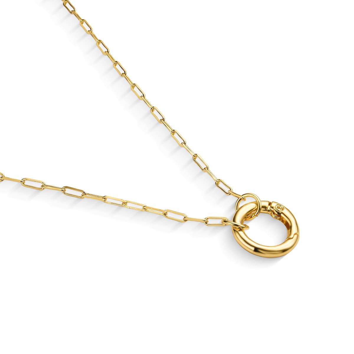 Colar Cartier Fecho Redondo Banhado a Ouro 18K