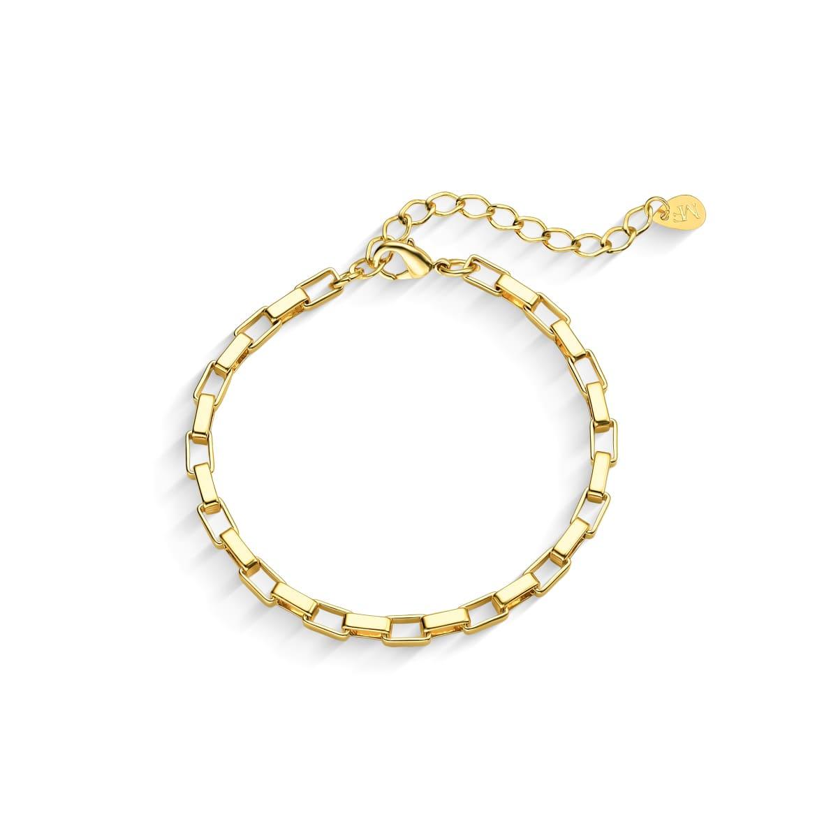 Pulseira Veneziana Banhada A Ouro 18K