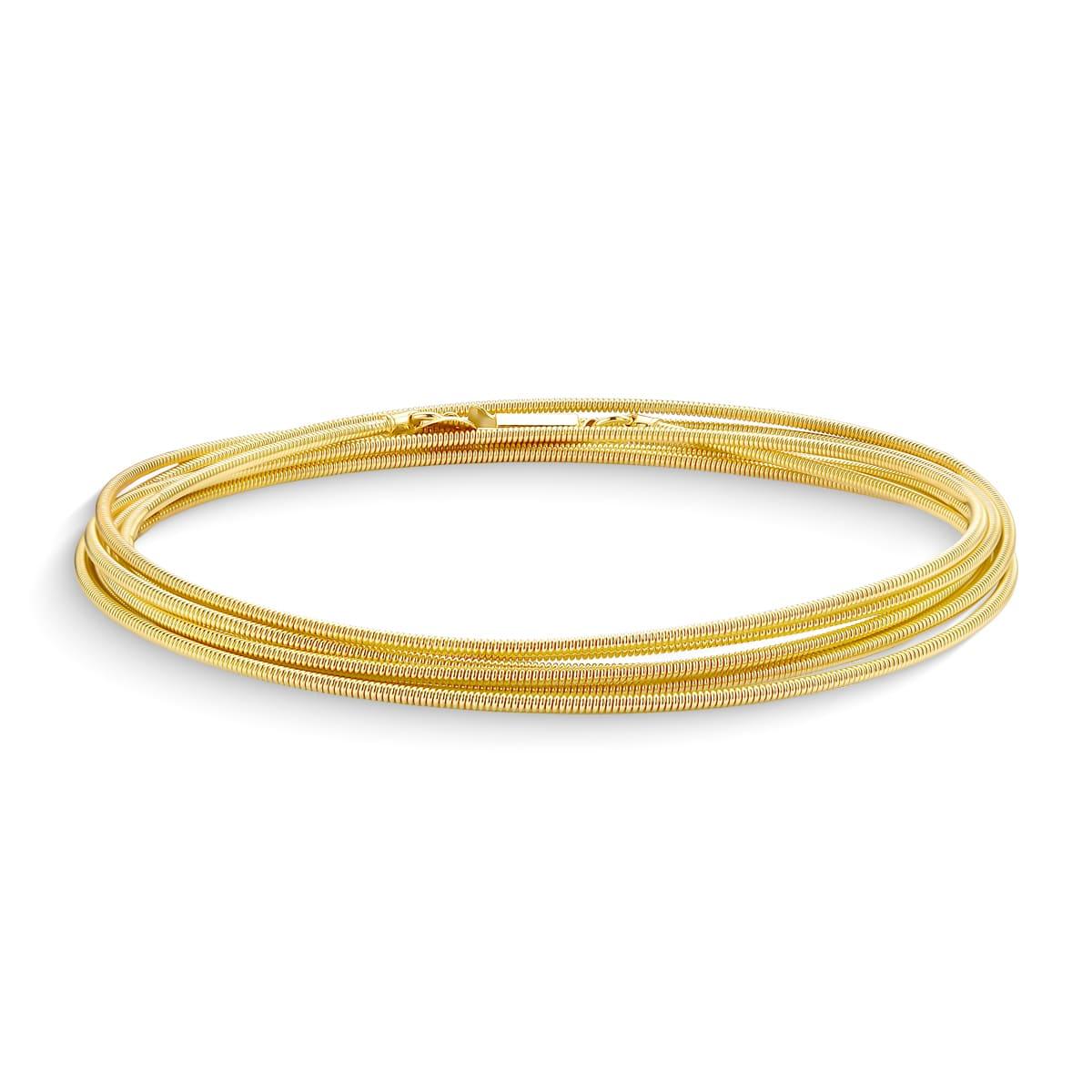 Pulseira Vários Fios Banhado a Ouro 18k