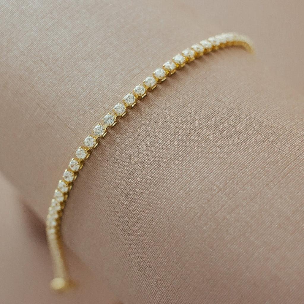 Pulseira Riviera Banhada A Ouro 18K