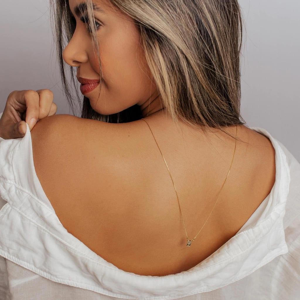 Escapulário Pai Nosso Banhado a Ouro 18k