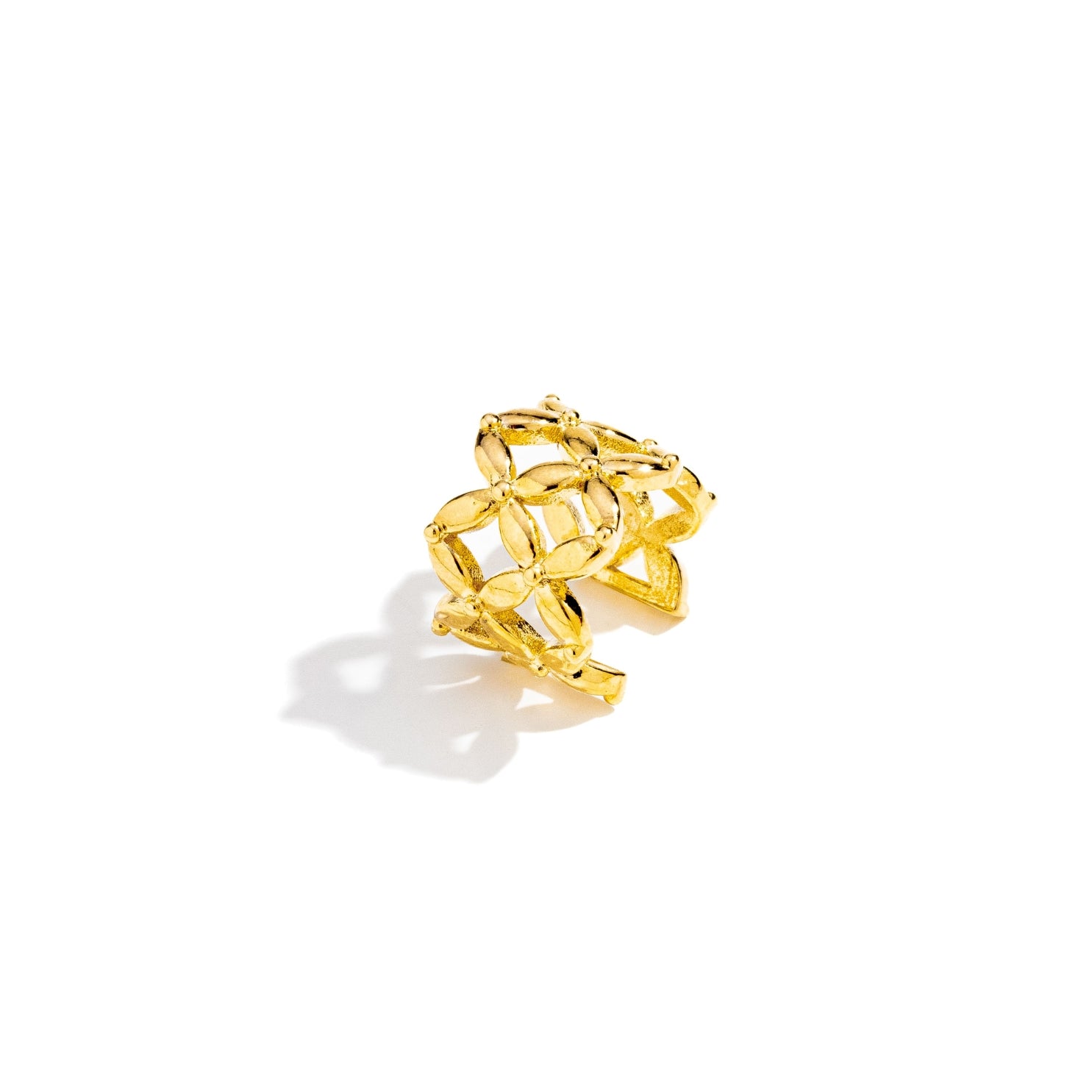 Piercing Bordado Banhado a Ouro 18K
