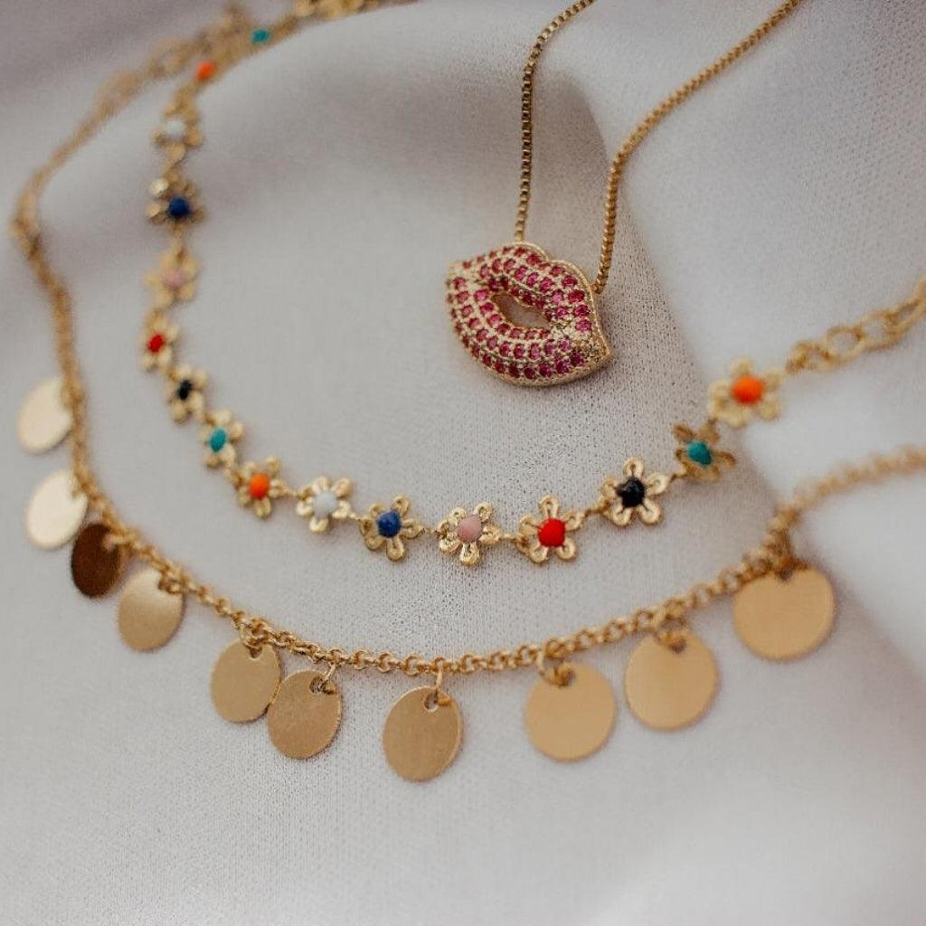 Pulseira 10 Mandamentos Banhada A Ouro 18K