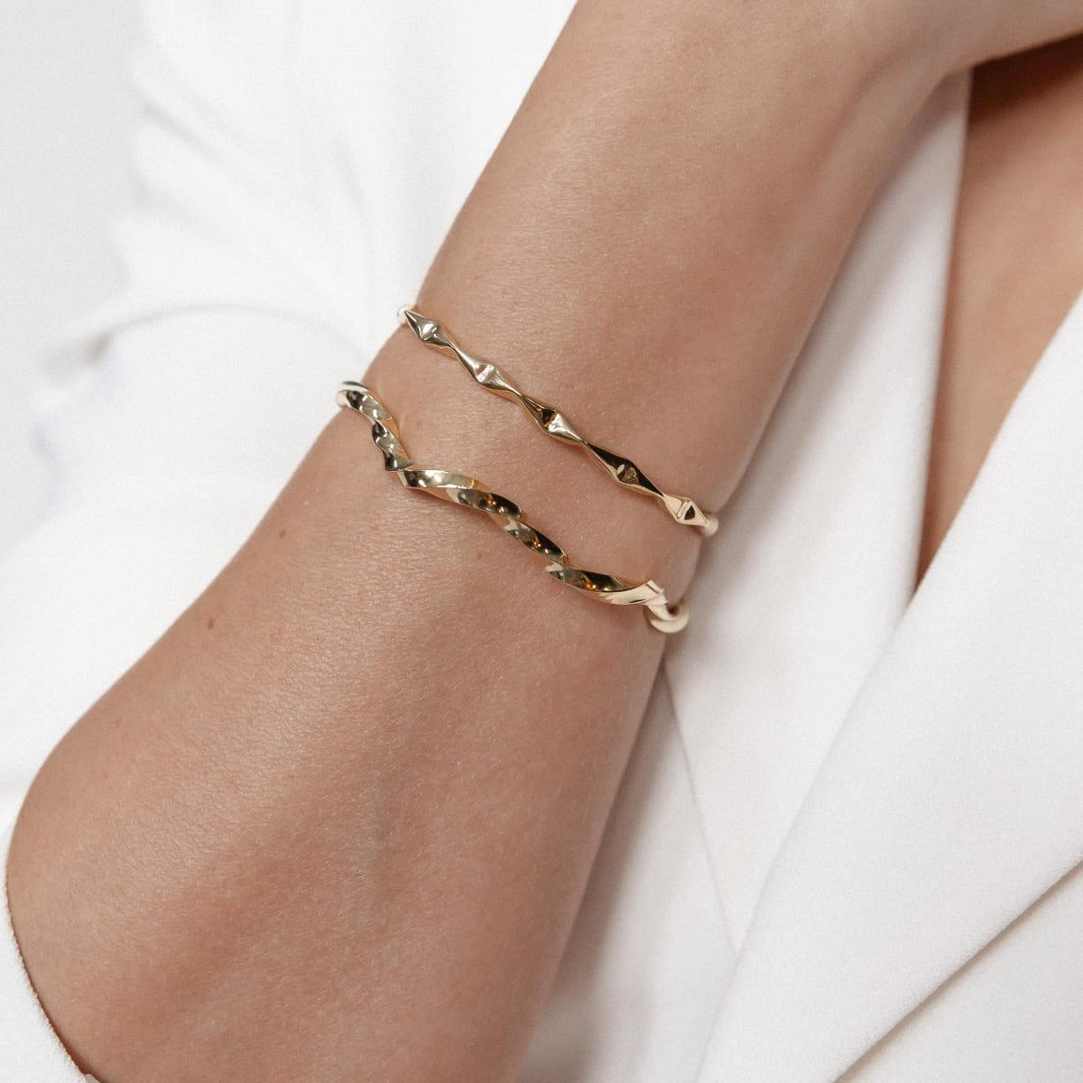 Bracelete Lily Banhado a Ouro 18k