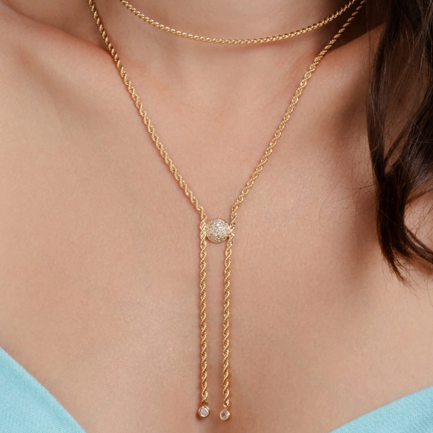 Choker Aro Torcida Banhado a Ouro 18K