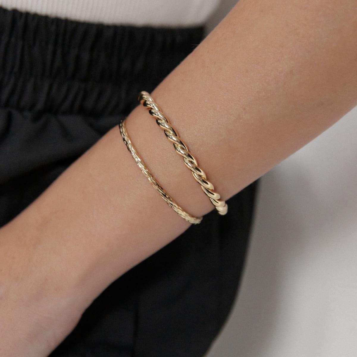 Bracelete Emma Banhado a Ouro 18k - Mafê Acessórios