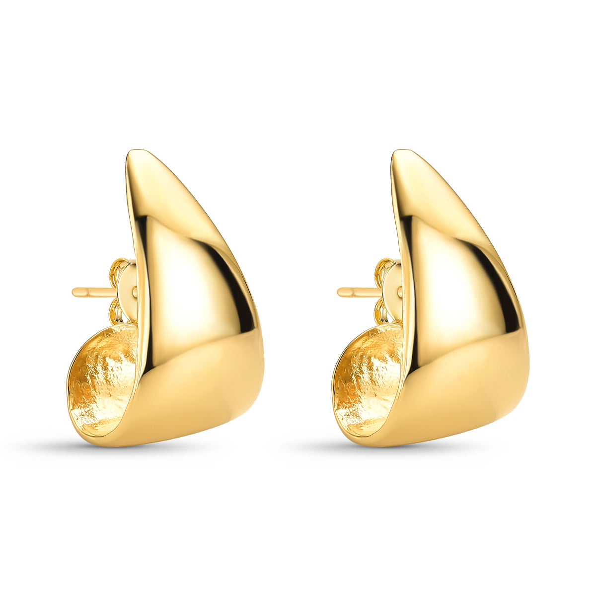 Brinco Jessy Banhado A Ouro 18K