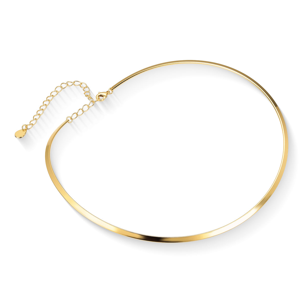 Colar Choker Marine Banhado a Ouro 18K
