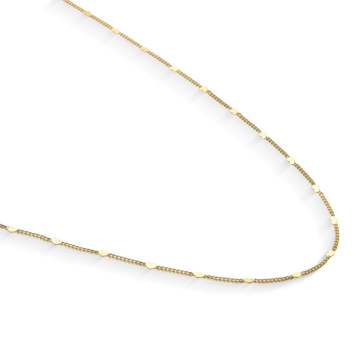 Colar Corrente Mini Corações Banhado a Ouro 18k - Mafê Acessórios