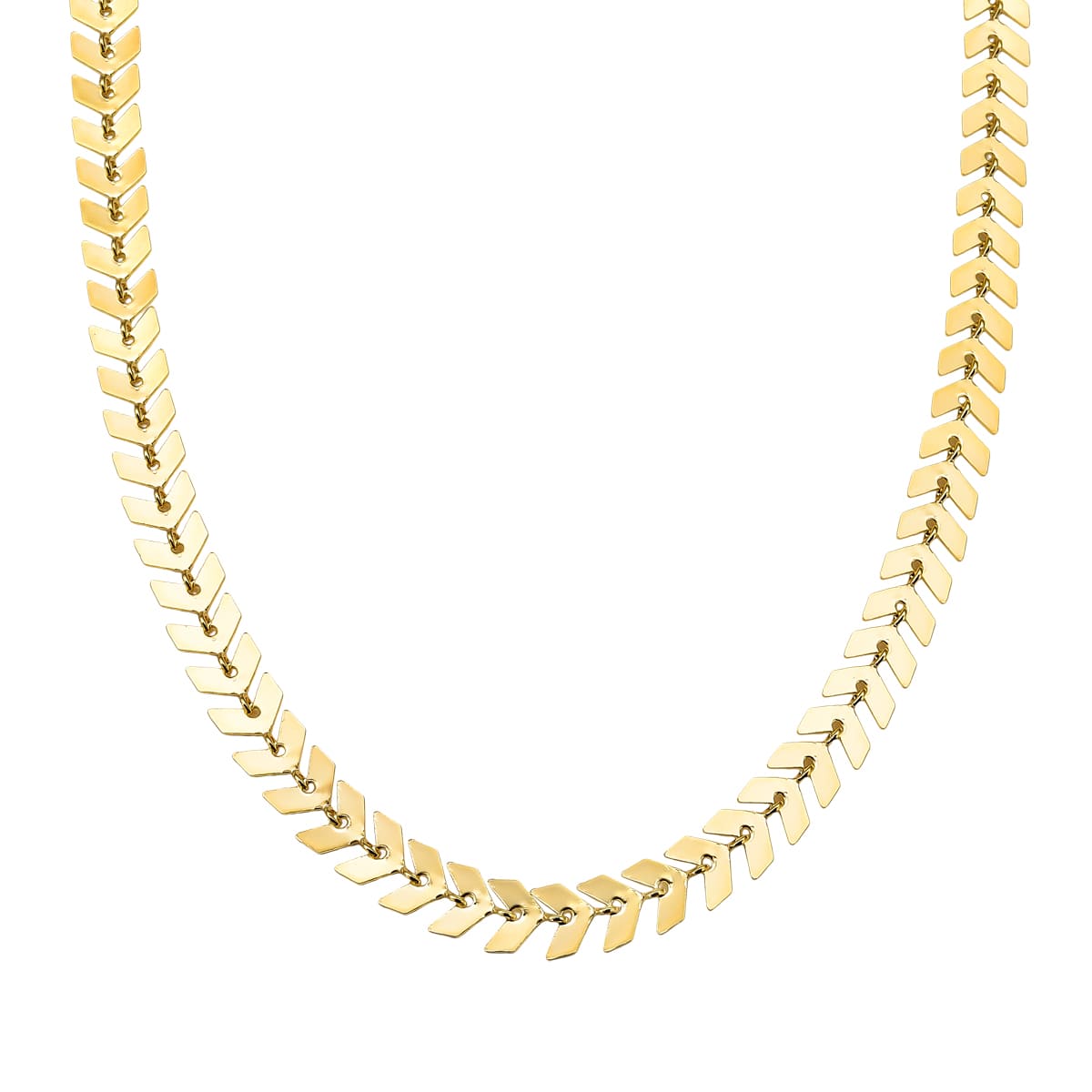 Colar Escamas Banhada a Ouro 18k - Mafê Acessórios