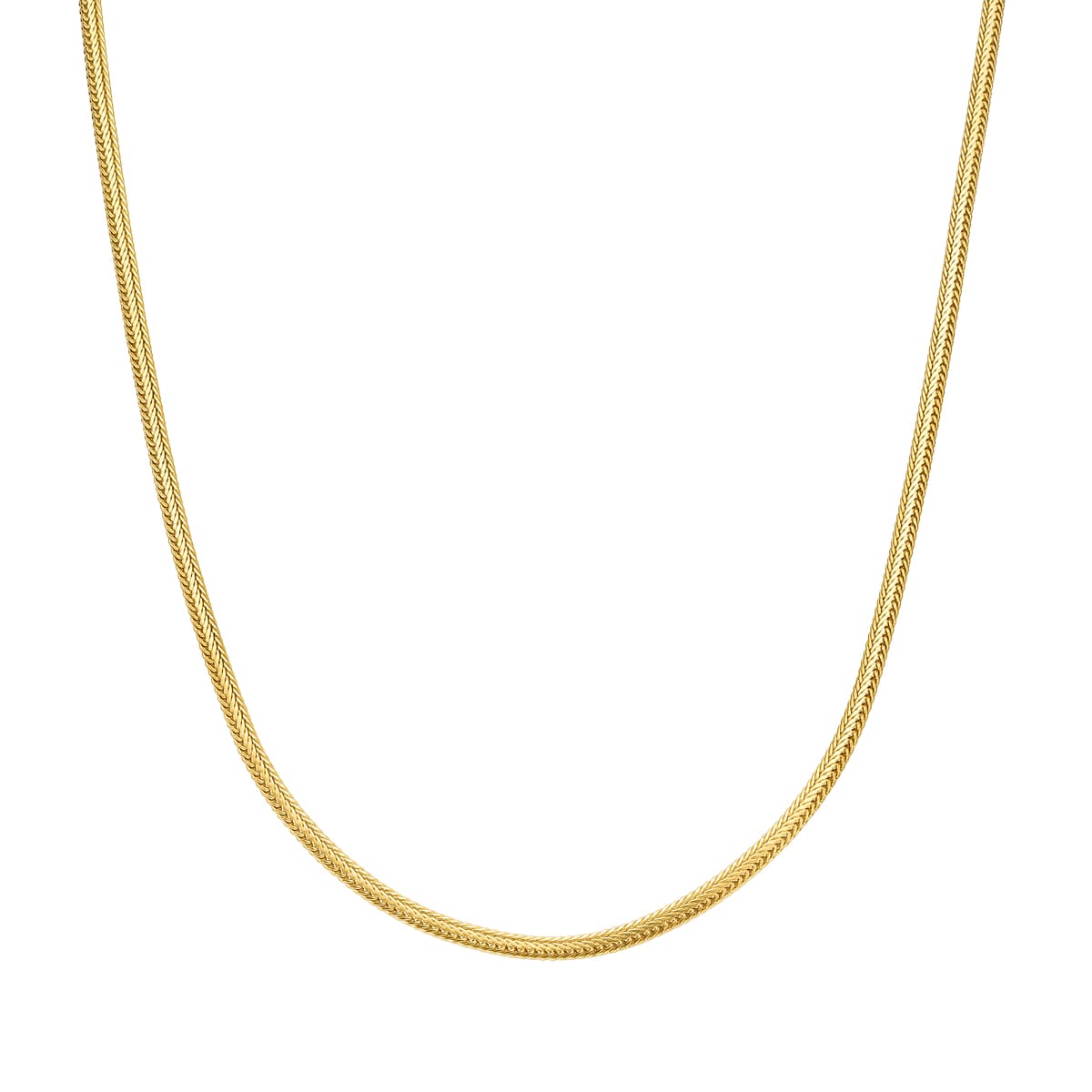 Colar Fita Lisa Fina Banhado a Ouro 18k - Mafê Acessórios