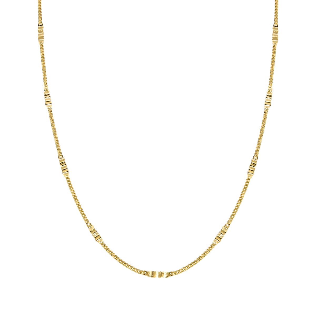 Colar Plaquinha Diamantada Banhada a Ouro 18k - Mafê Acessórios