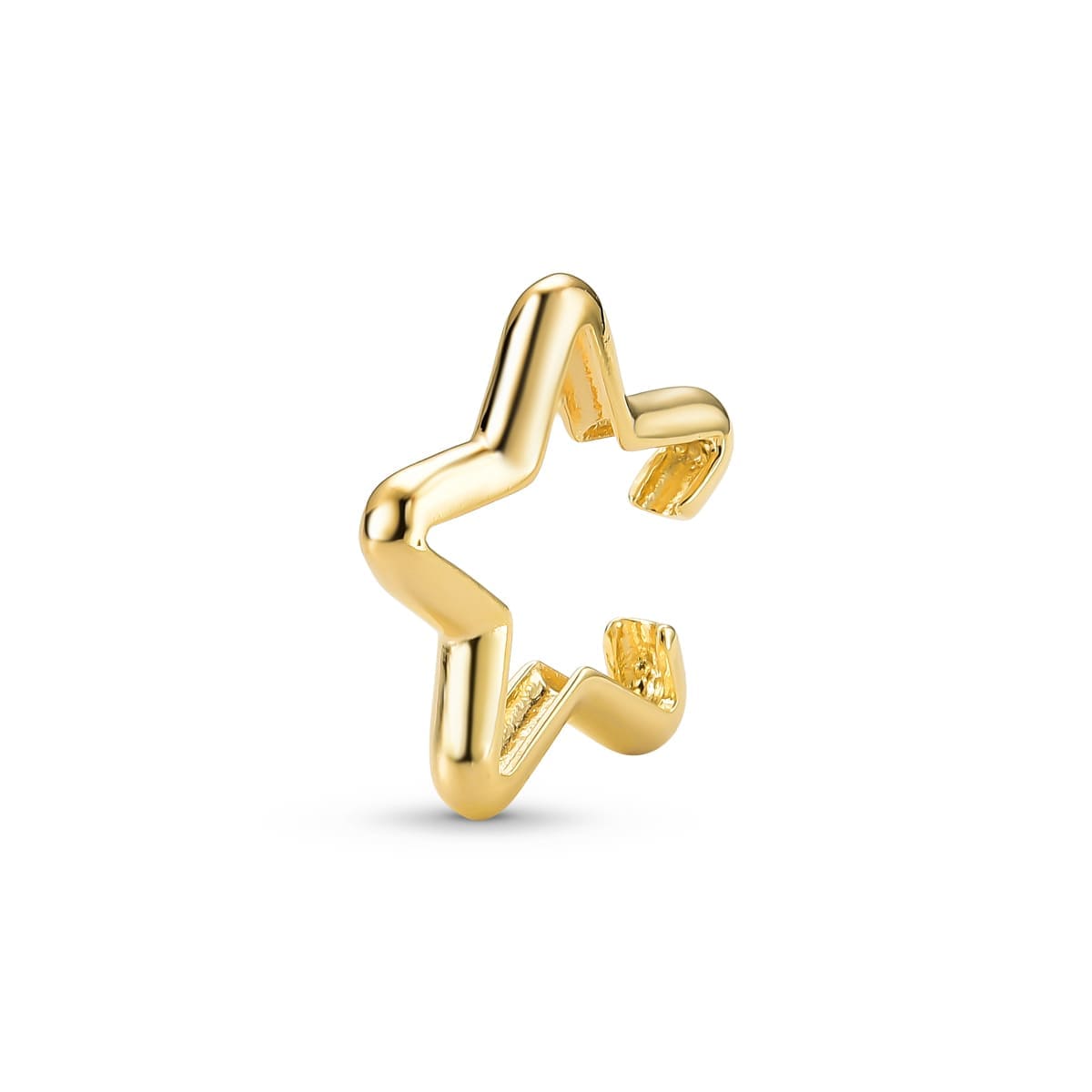 Piercing Estrela Banhado a Ouro 18K