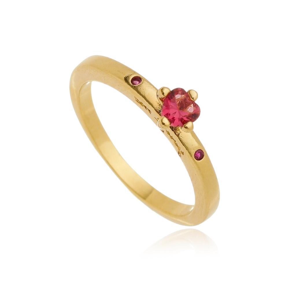 Anel You & Me Banhado A Ouro 18K