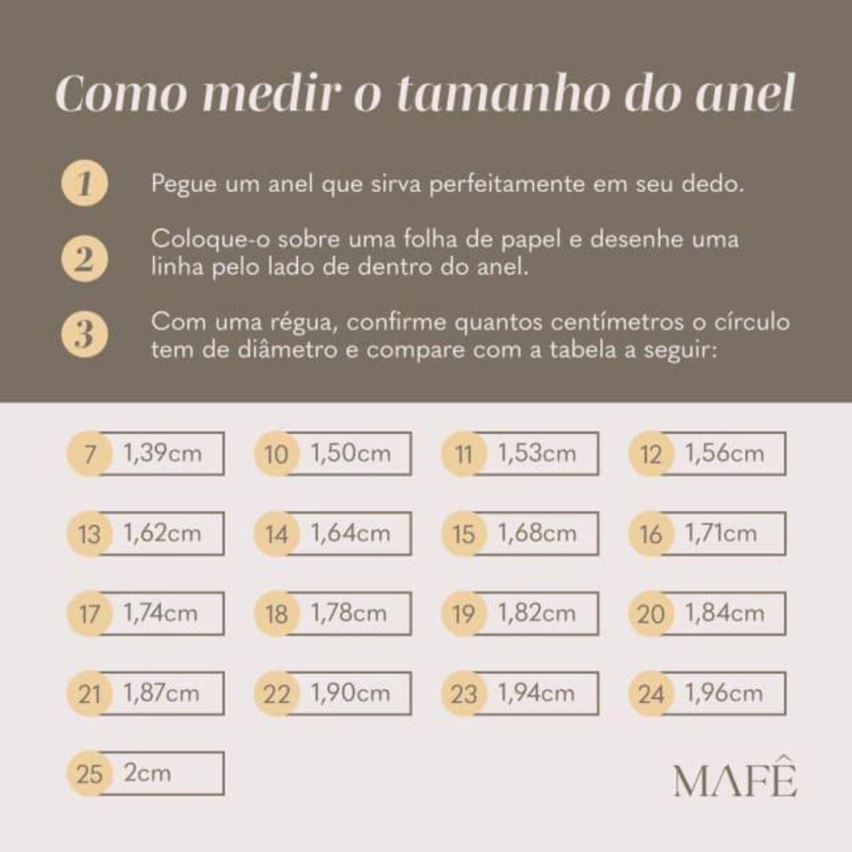 Anel Pingente Amassado Banhado a Ouro 18k - Mafê Acessórios