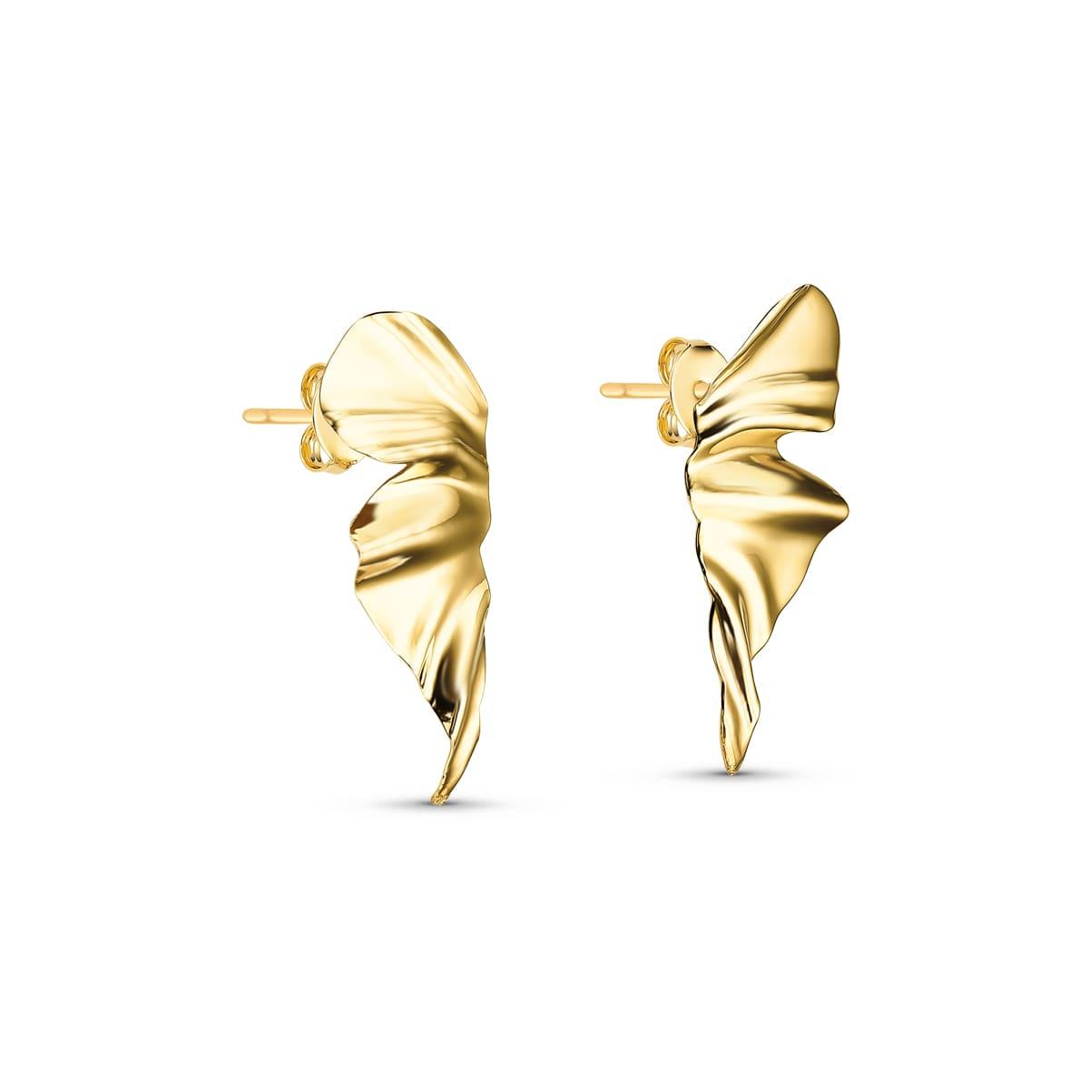 Brinco Angelis Banhado A Ouro 18K
