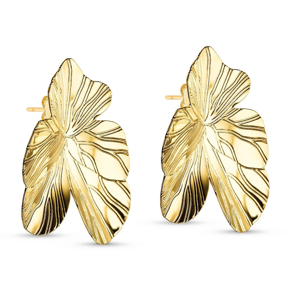 Brinco Vani Banhado A Ouro 18K