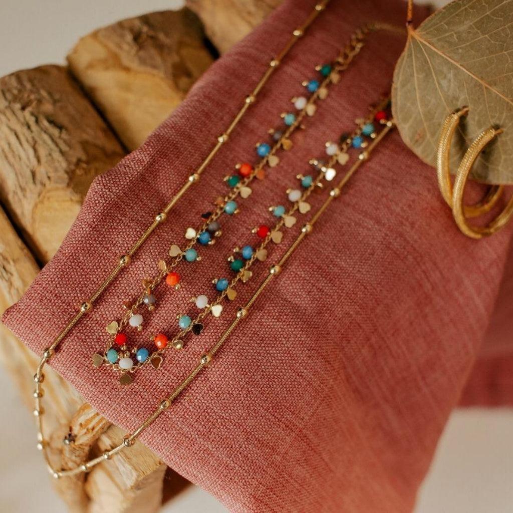 Colar Bolinhas Banhado a Ouro 18K - Mafê Acessórios