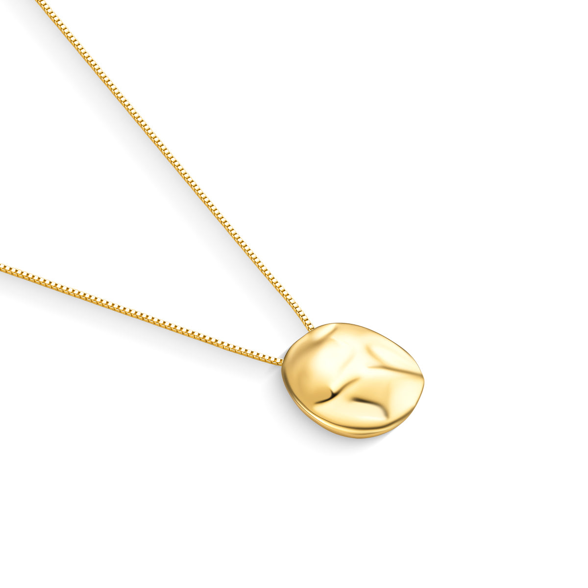 Colar Redondo Trabalhado Banhado a Ouro 18K