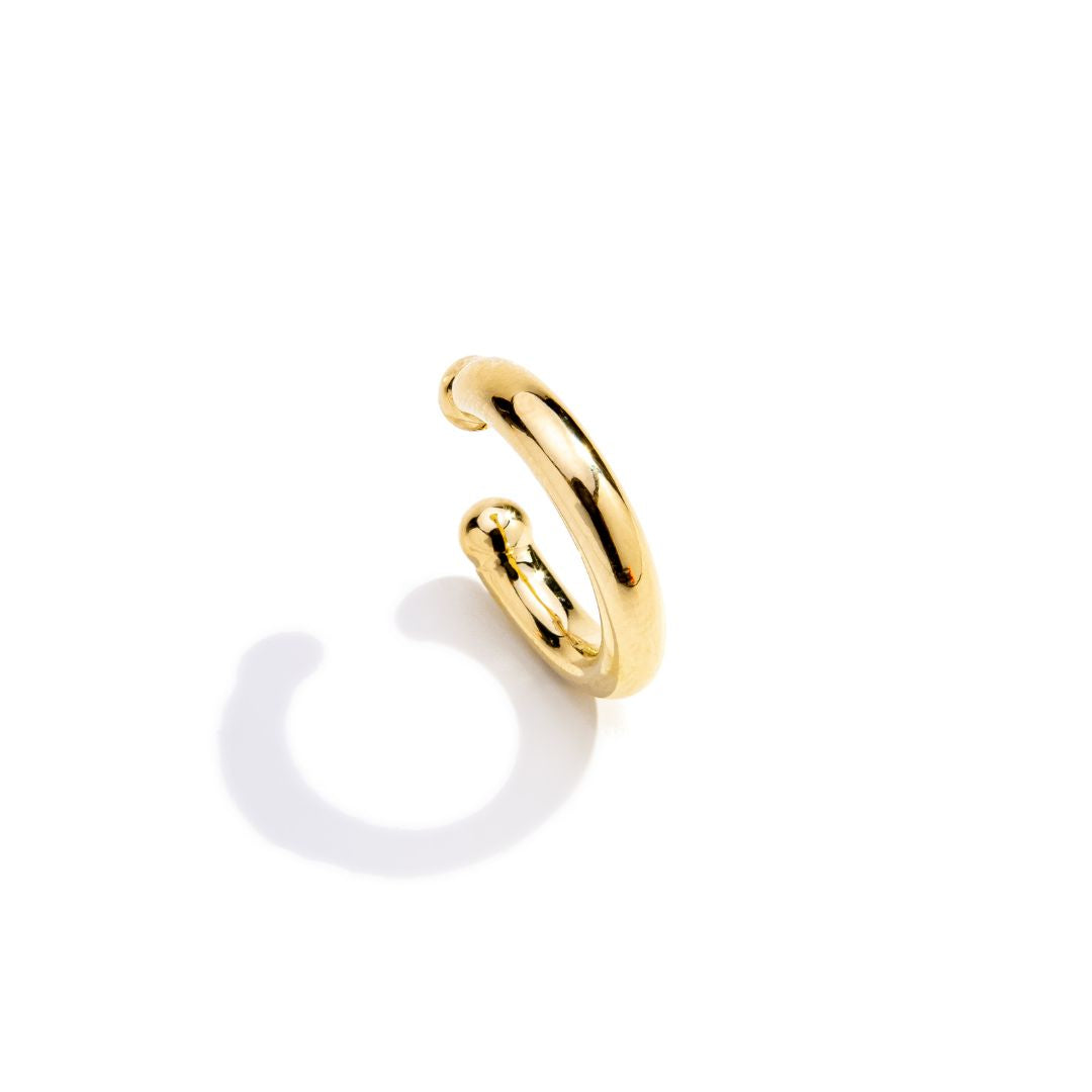 Piercing Tubo Liso 3mm Banhado a Ouro 18K