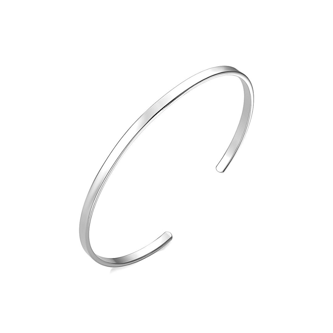 Bracelete Fio Laminado 2mm Prata