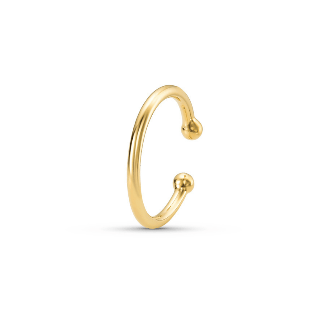 Piercing Argola Banhado a Ouro 18K