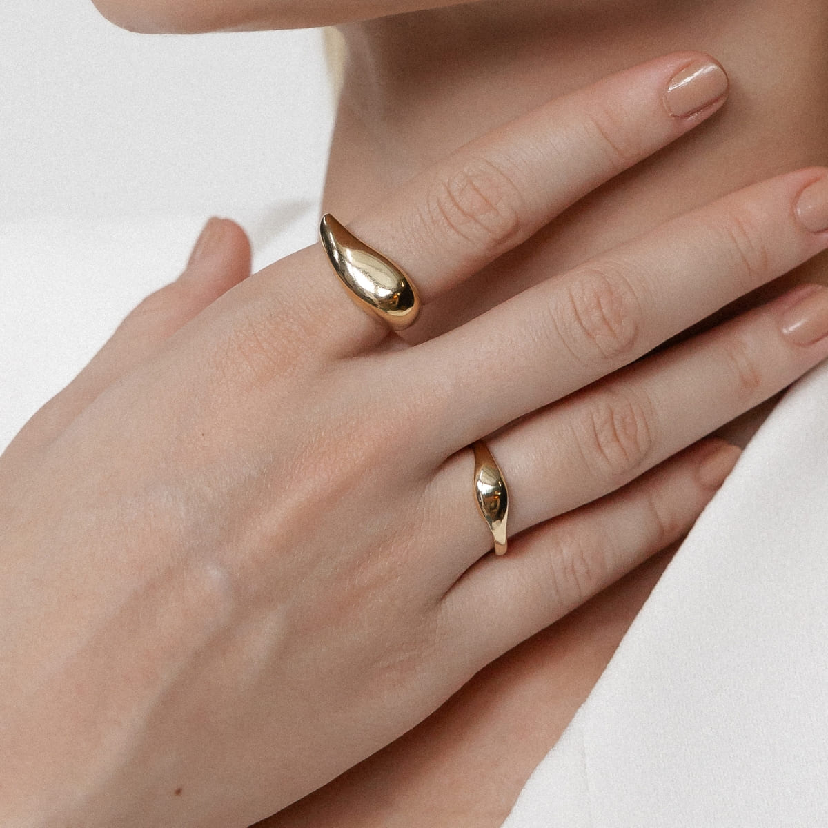 Anel Ajustável Rune Banhado A Ouro 18K