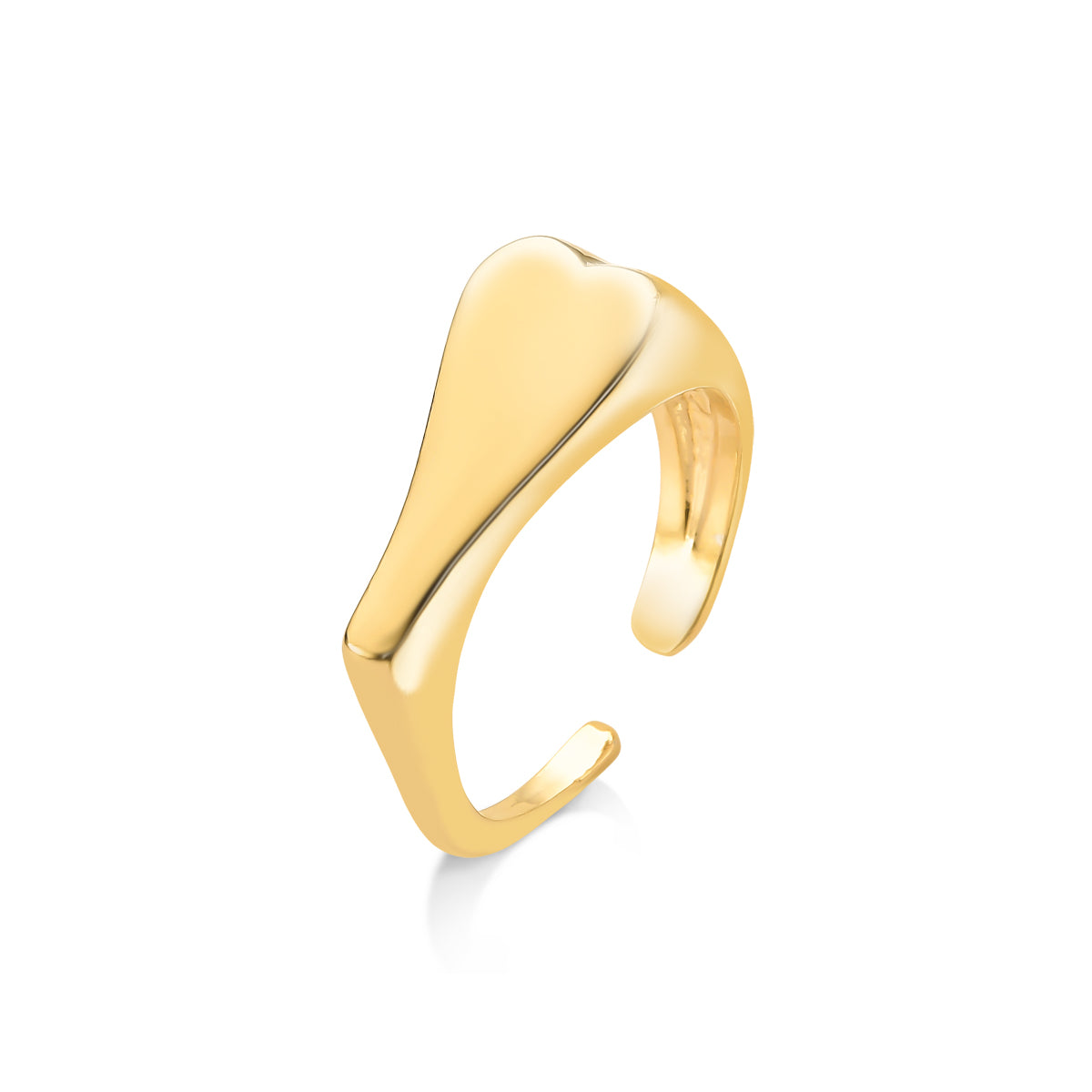 Anel Ajustável Paris Banhado A Ouro 18K