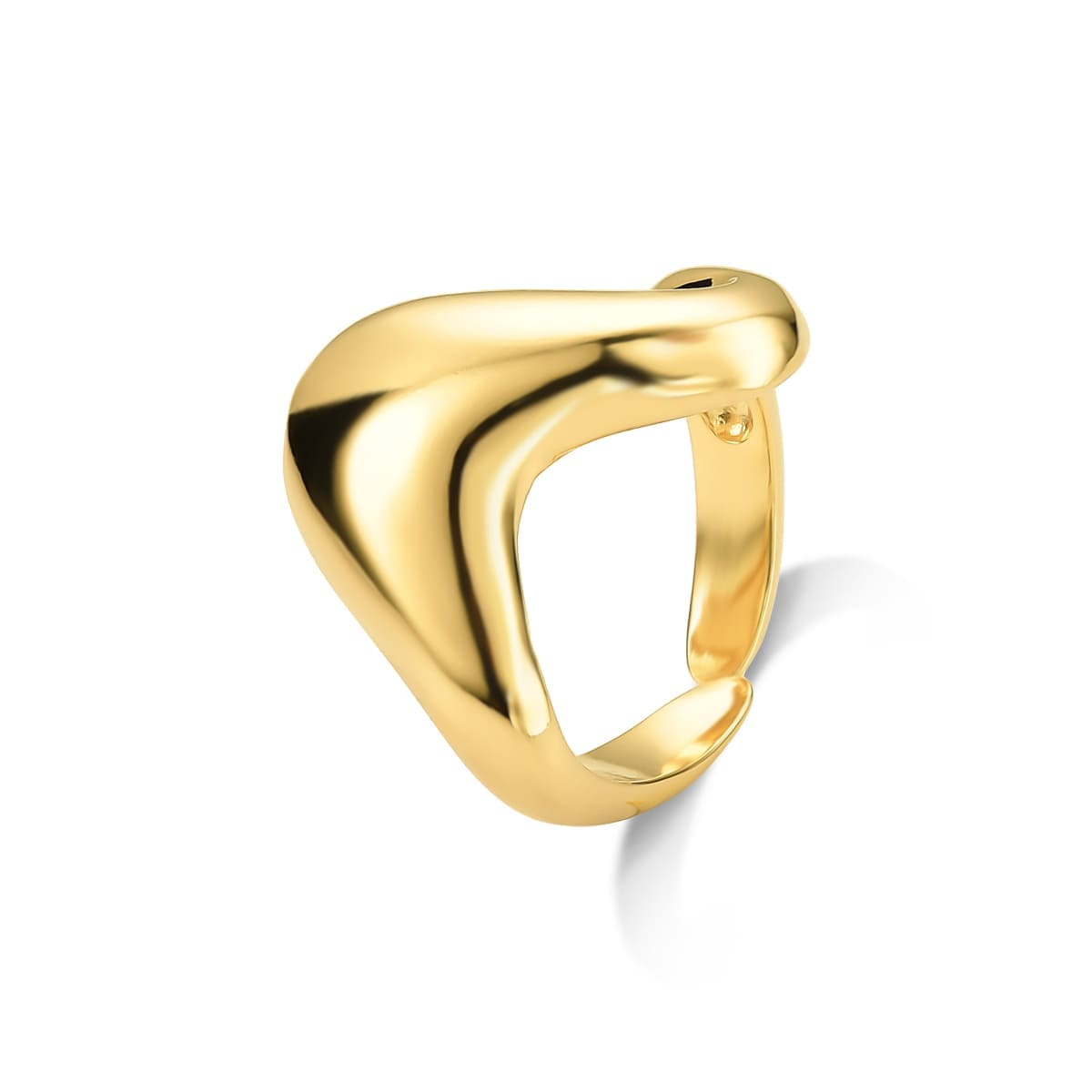 Anel Ajustável Vienna Banhado A Ouro 18k - Mafê Acessórios
