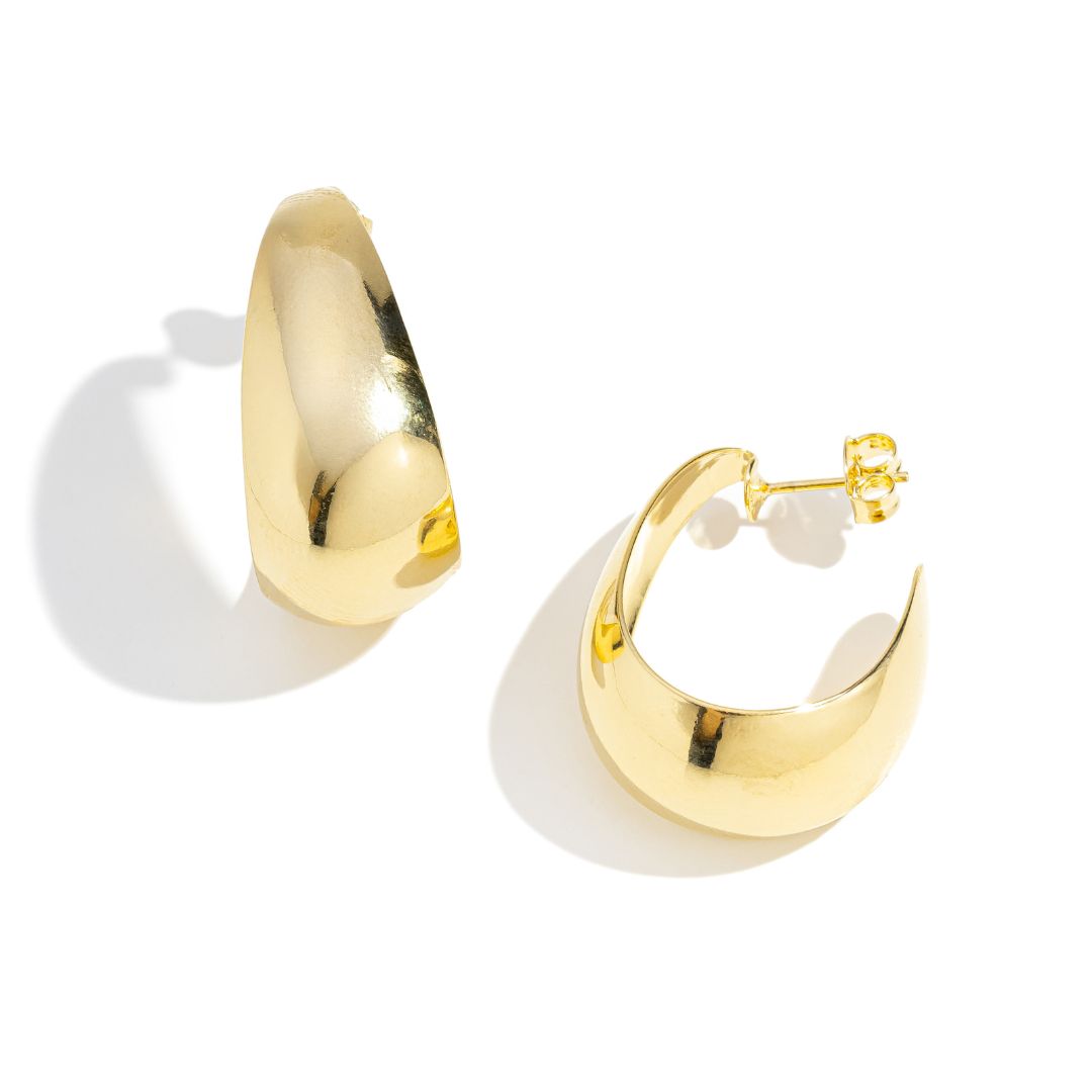 Brinco Mega Banhado a Ouro 18k