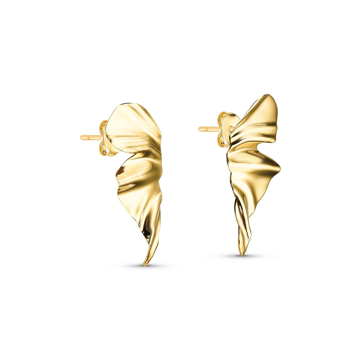 Brinco Angelis Banhado A Ouro 18k - Mafê Acessórios