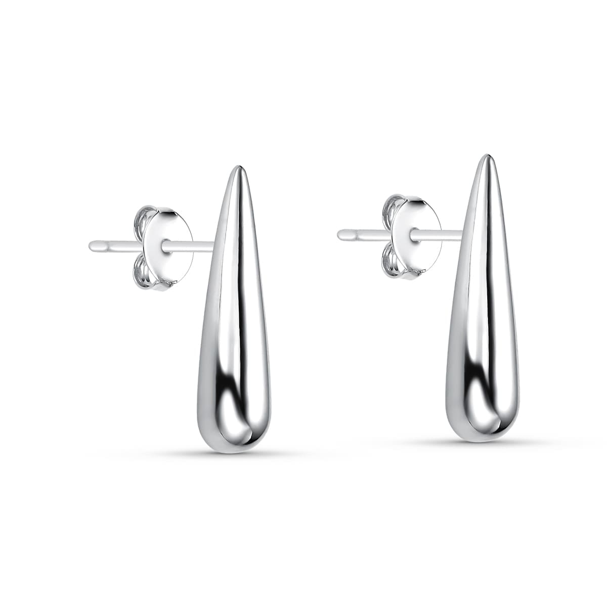 Brinco Ear Hook Gota Prata - Mafê Acessórios