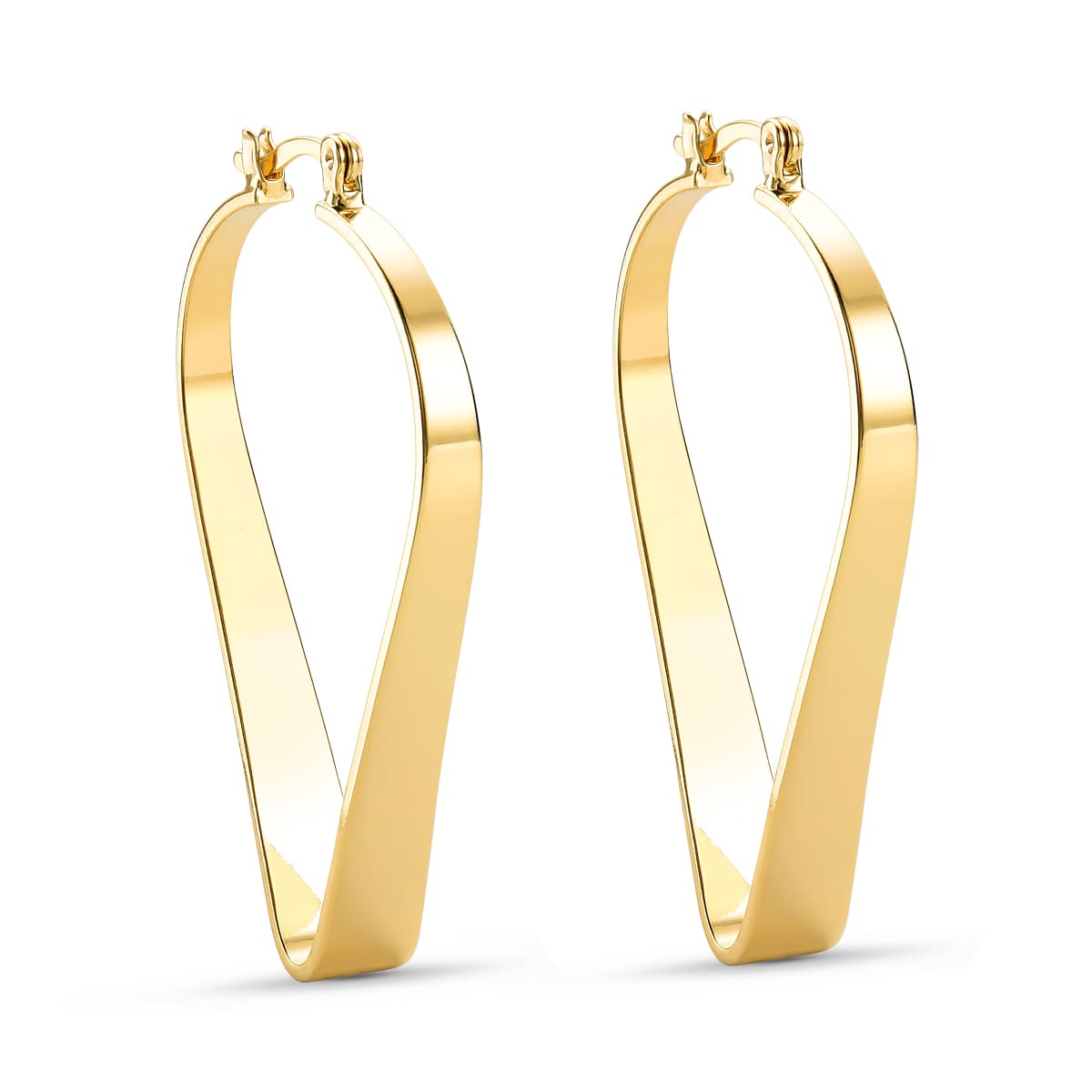 Brinco Gota Click Banhado a Ouro 18k - Mafê Acessórios