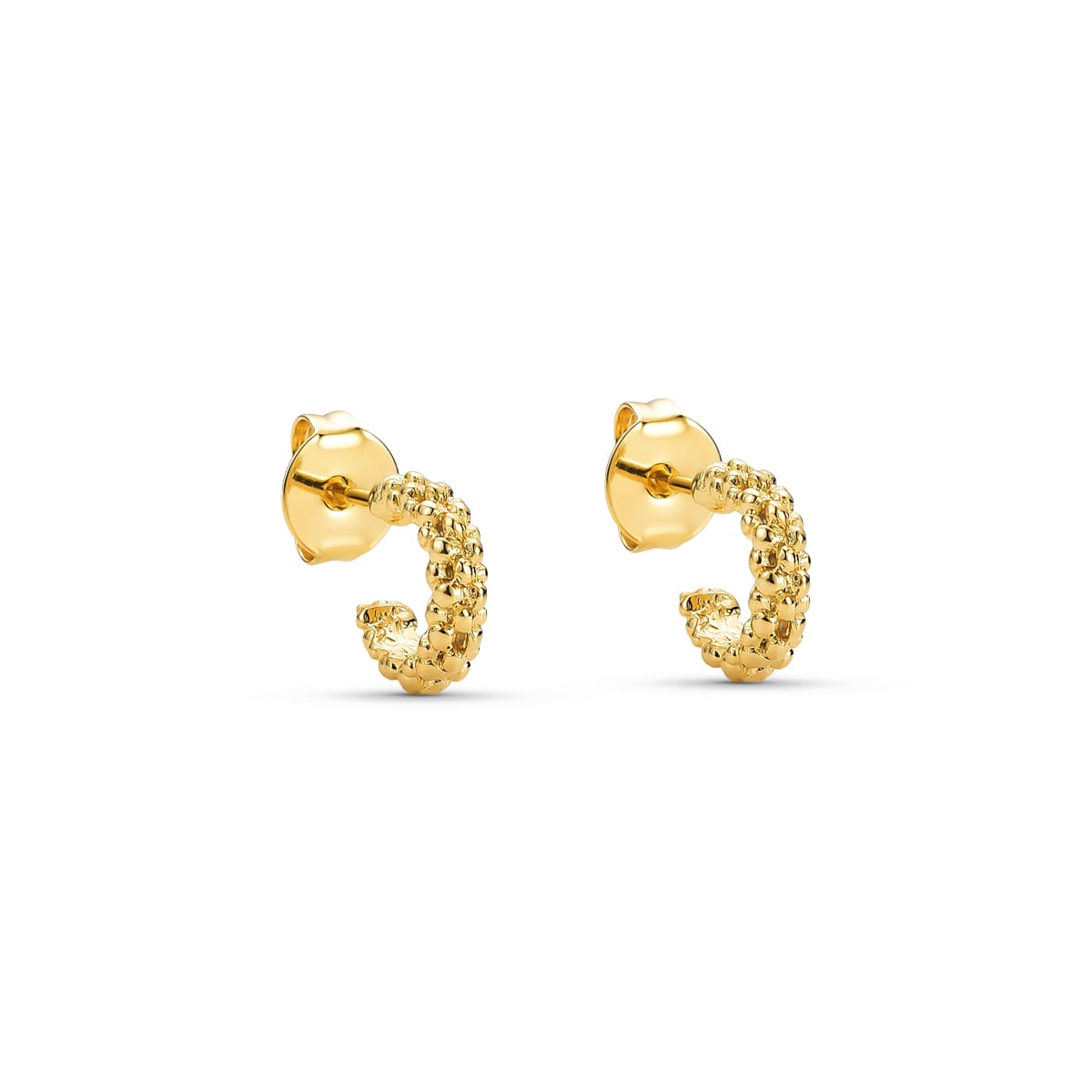 Brincos Argola Pingo de Ouro Pequeno Banhado a Ouro 18K - Mafê Acessórios