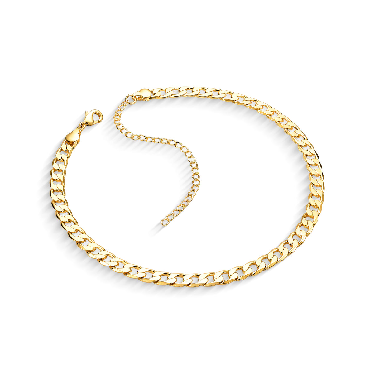 Colar Grumet Importada Banhada a Ouro 18k