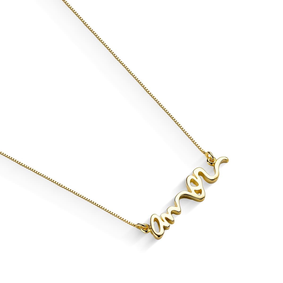 Colar Amor Banhado a Ouro 18k - Mafê Acessórios
