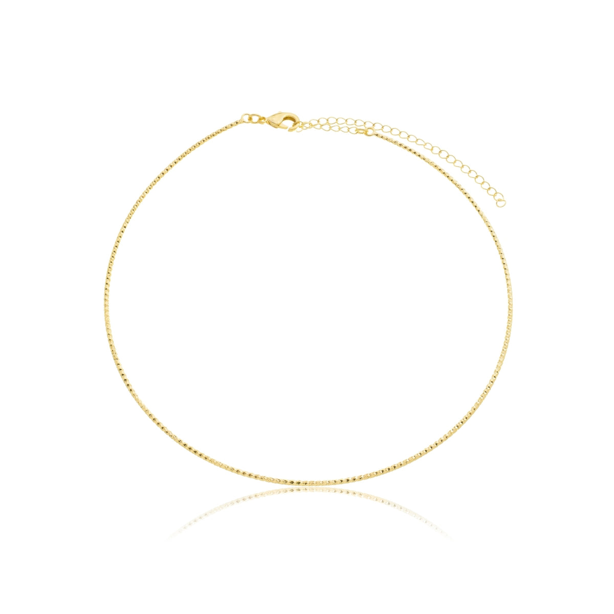 Colar Choker Bel Delicado Banhado a Ouro 18K