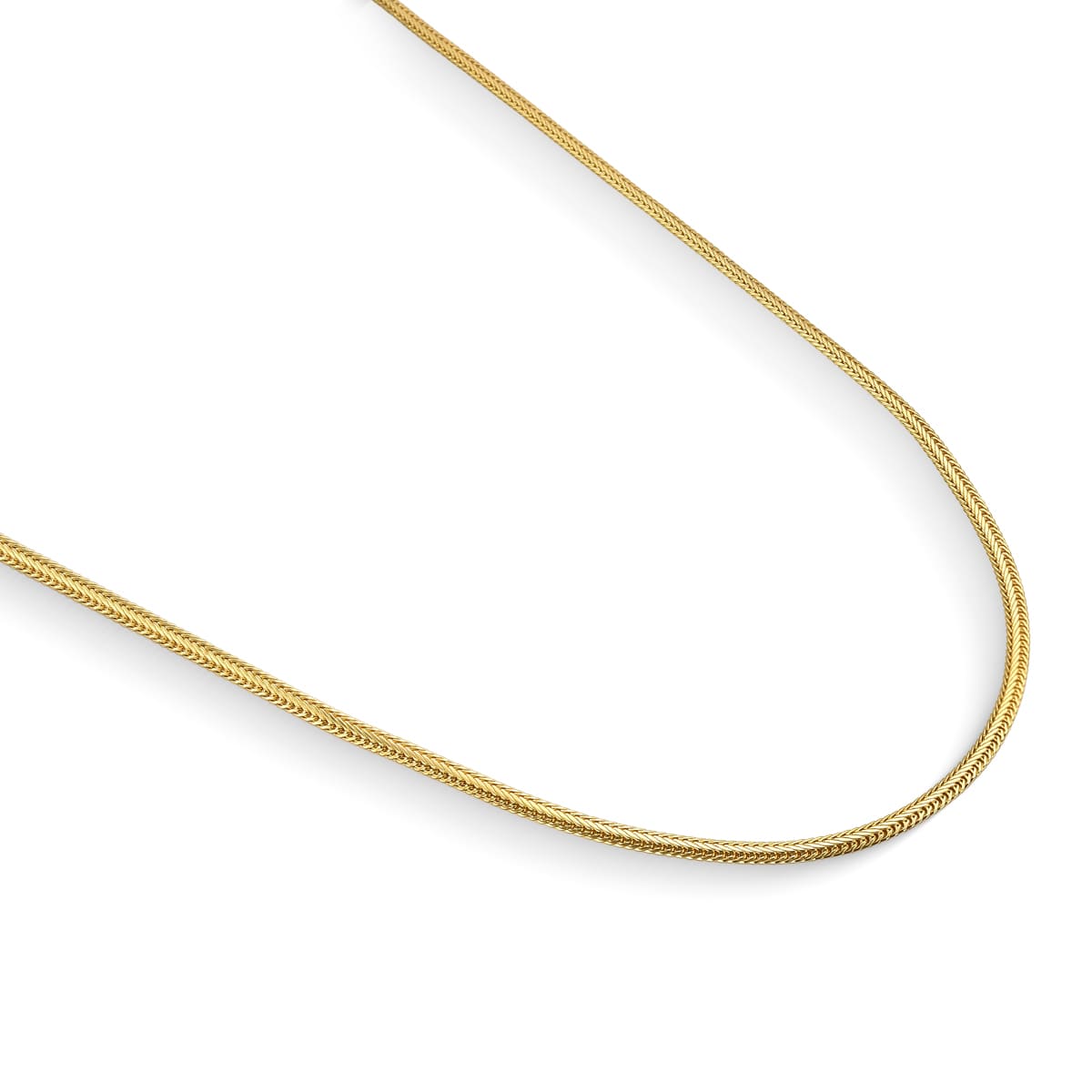 Colar Fita Lisa Fina Banhado a Ouro 18k - Mafê Acessórios