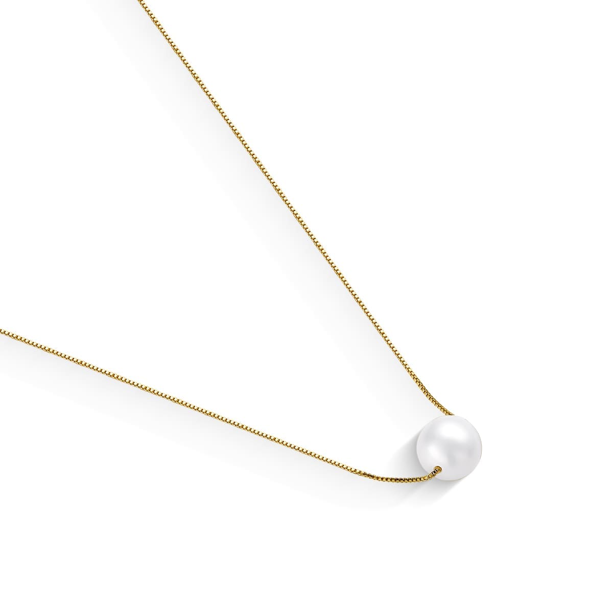 Colar Pérola 8mm Banhado a Ouro 18k - Mafê Acessórios