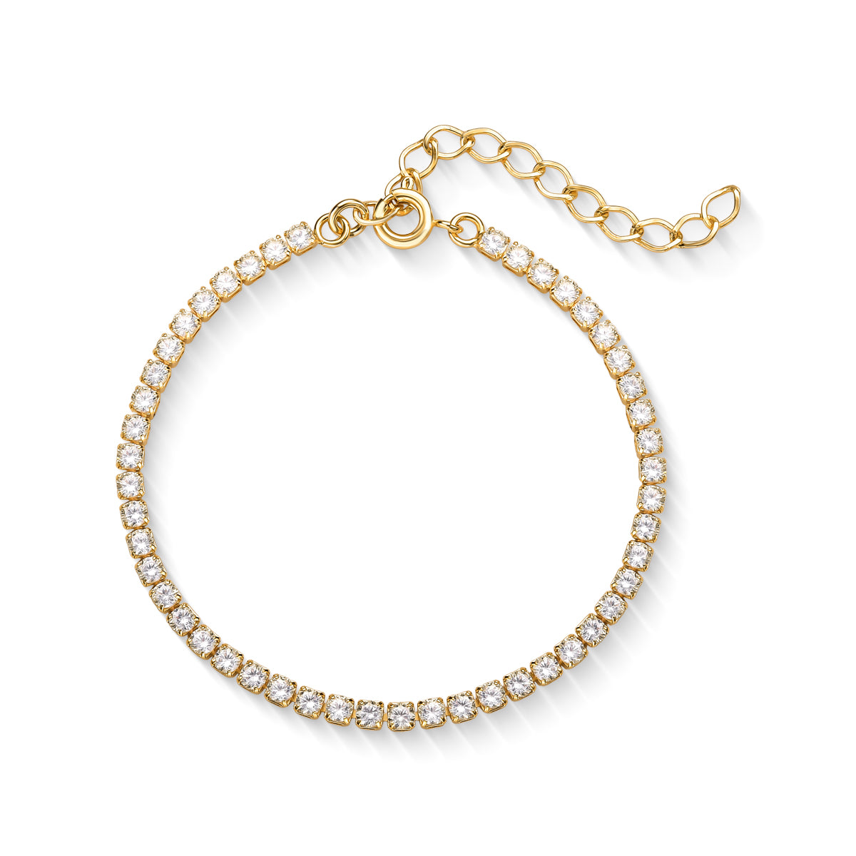 Pulseira Riviera Banhada A Ouro 18K