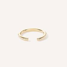 Anel Ajustavel Nath Banhado A Ouro 18K