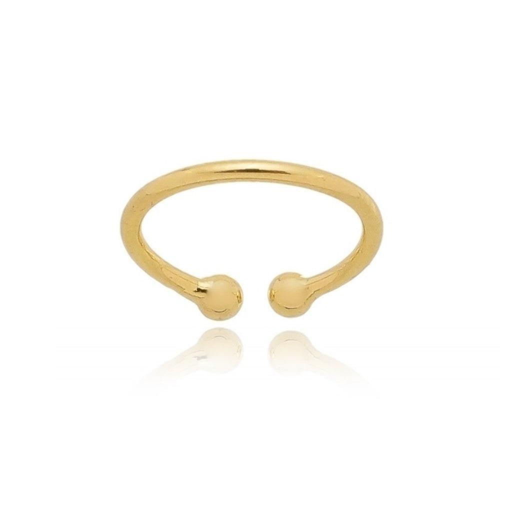 Piercing Argola Banhado a Ouro 18K
